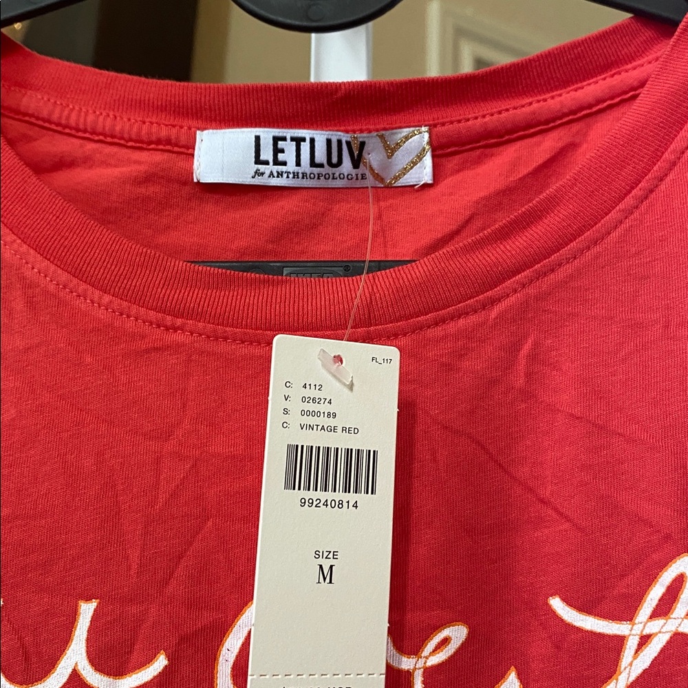 Anthropologie x LETLUV you are the fish to my chips T-Shirt - Picture 7 of 8
